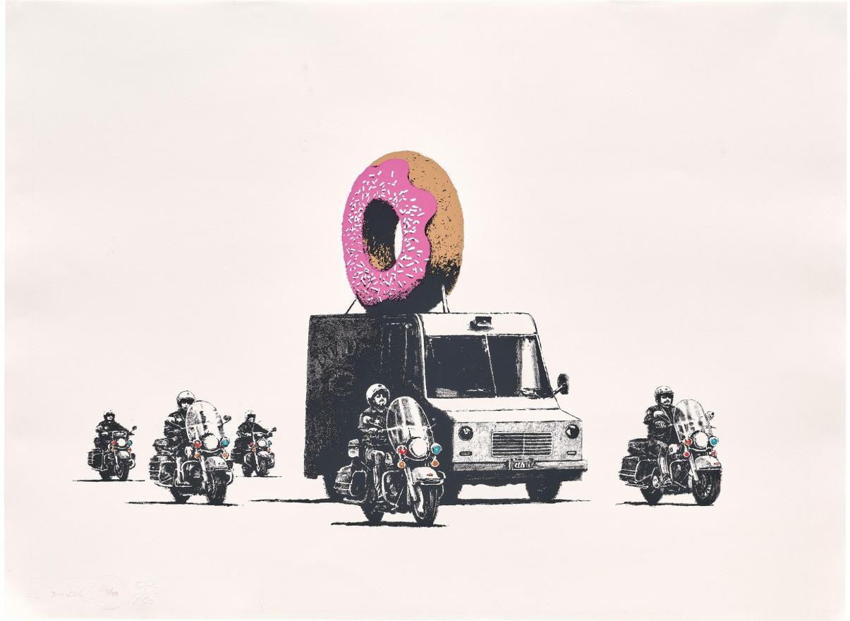 BANSKY Donuts(Pink/Strawberry) | AGYO Gallery